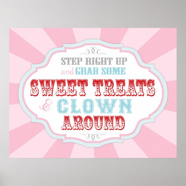 Poster Carnaval ou Sinal de Circo (Frente)