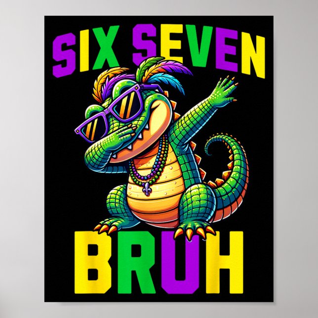 Poster Carnaval Seis Sete Cara Mardigator Jacaré 67  (Frente)