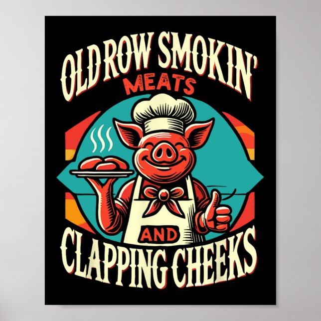 Poster Carne De Suíno Para Fumar E Pedra Para Espalhar (Frente)
