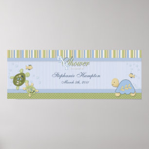 Poster Carne-de-tartaruga e Poster-Chá de fraldas de peix