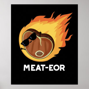 Poster Carne Engraçada Ou Engraçada Manchas Escuras BG