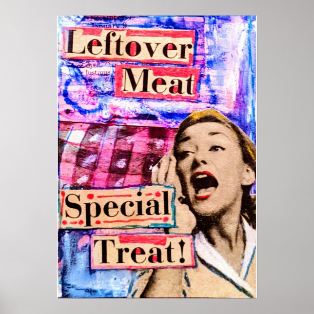 Poster Carne Restante, Tratamento Especial (Frente)