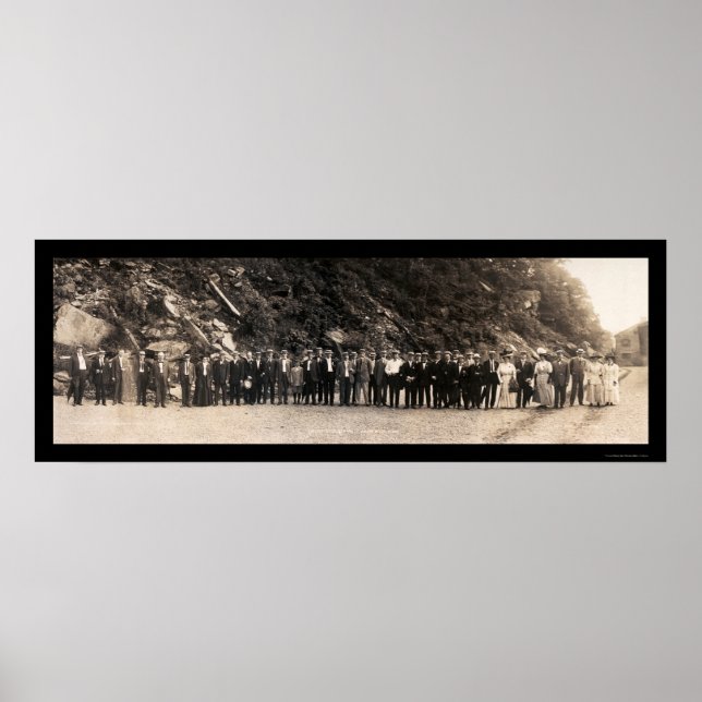 Pôster Carnegie Steel Company Foto 1908 (Frente)