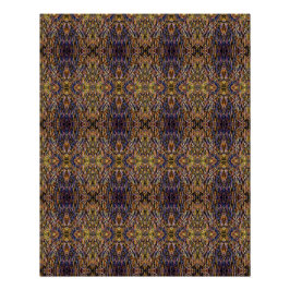 Pôster Carnival Glass Grass With Orange Mold Fungus tiled