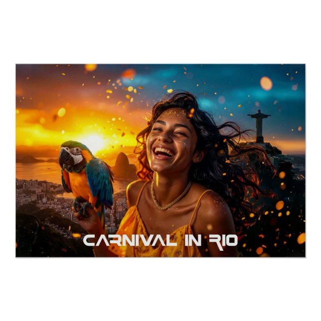 PÔSTER CARNIVAL NO RIO (Frente)