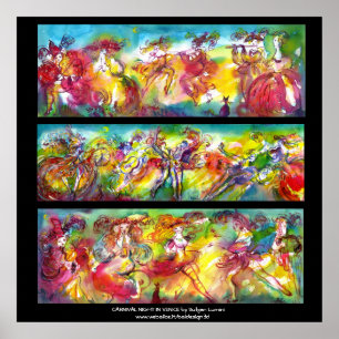 Pôster CARNIVAL NOITE / Mascarada veneziano,Dance Music