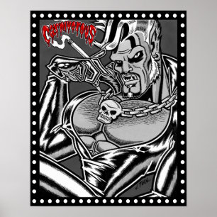 Poster Carnivorous™/Werebiker/Logotipo