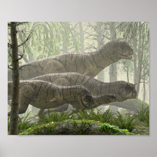 Poster Carnotaurus Herd