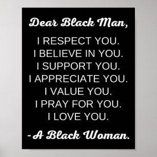 Poster Caro Negro Negro Amor Negra Relações com Negros