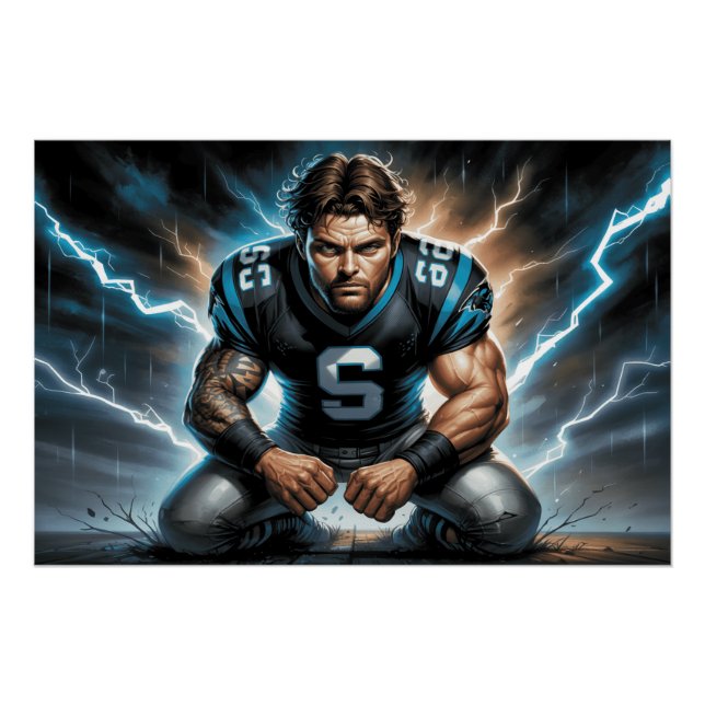 Pôster Carolina Panthers 2 (Frente)