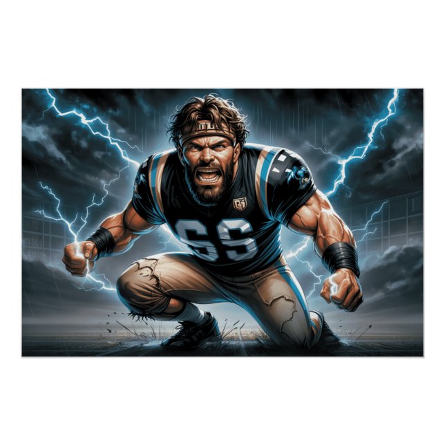 Pôster Carolina Panthers 6 (Frente)
