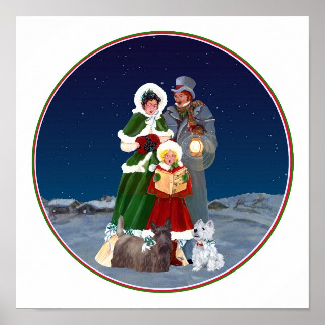 Poster Carols de Natal (Frente)