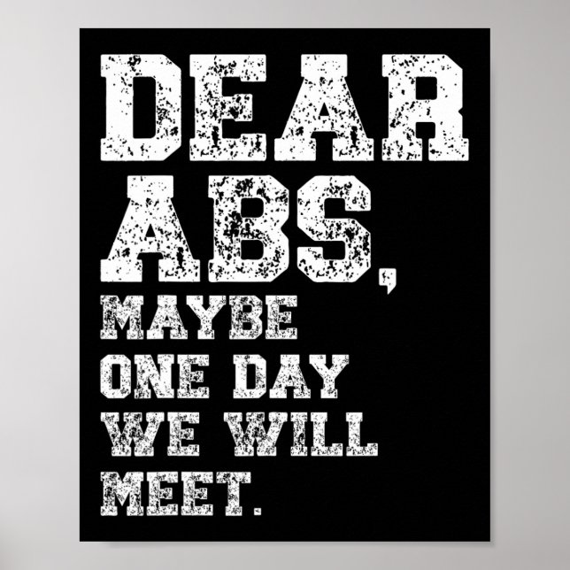 Poster Caros Abs, Talvez Um Teto De Construção De Porte. (Frente)