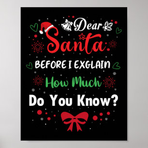 Poster Caros Papais noeis Antes De Explicar Quanto Vocês
