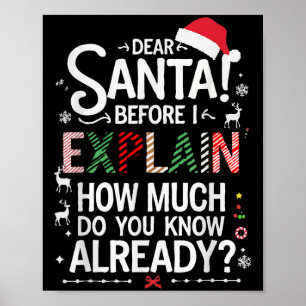 Poster Caros Papais noeis Antes De Explicar Quanto Vocês