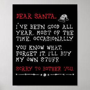 Poster Caros Papais noeis, Comprar As Minhas Coisas Carta