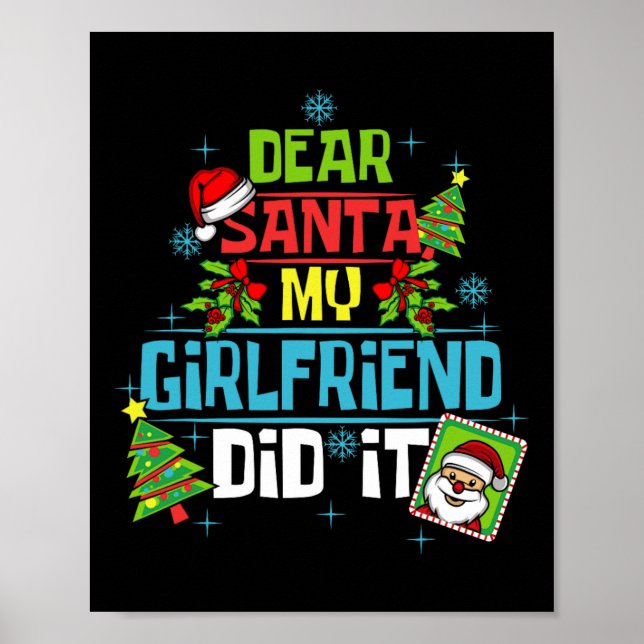 Poster Caros Papais noeis, Meu Namorada Fez Xmas Namorado (Frente)