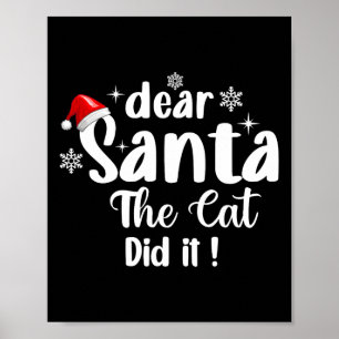 Poster Caros Papais noeis, O Gato Fez Um Natal Engraçado