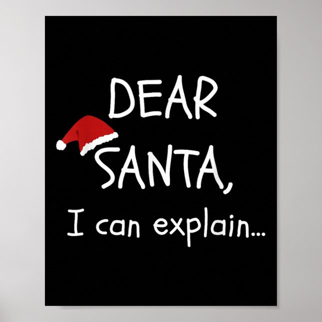 Poster Caros Papais noeis Posso Explicar Festa De Natal E (Frente)