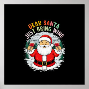 Poster Caros Papais noeis, Tragam Um Presente De Natal En