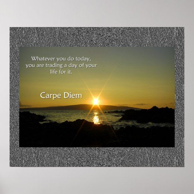Poster Carpe Diem (Frente)