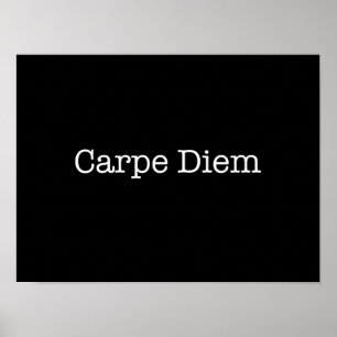 Poster Carpe Diem apreende as citações do dia - citaç
