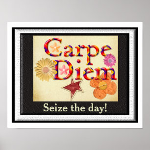 Poster Carpe Diem - Aproveite o dia