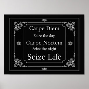 Poster Carpe Diem e Agarra a Vida
