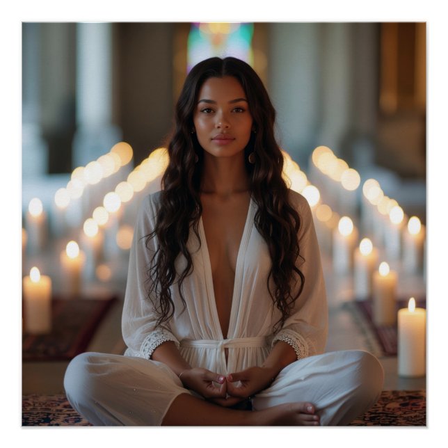 Pôster CARPE DIEM - Meditation - Yoga (Frente)