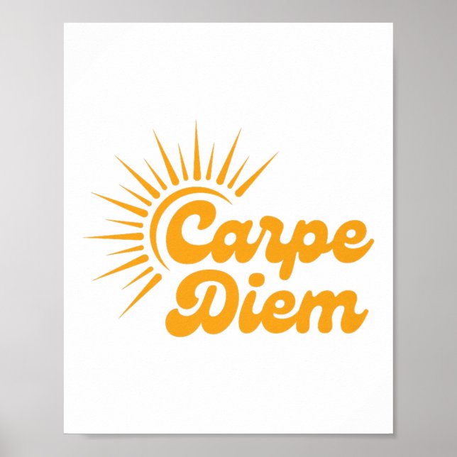 Poster Carpe Diem Sunrise Premium  (Frente)