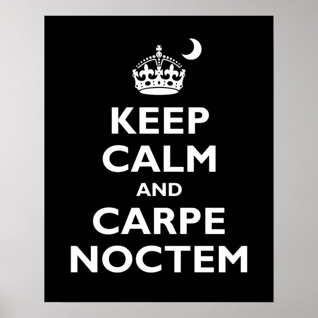 Pôster Carpe Noctem! (Frente)