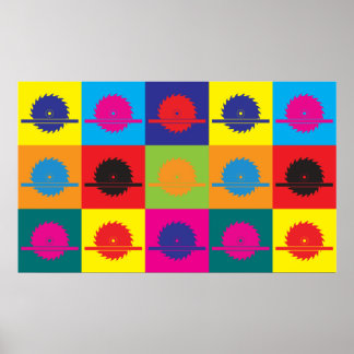 Poster Carpentry Pop Art