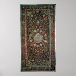 Pôster Carpete de Ardabil feito para a mesquita em Ardabi