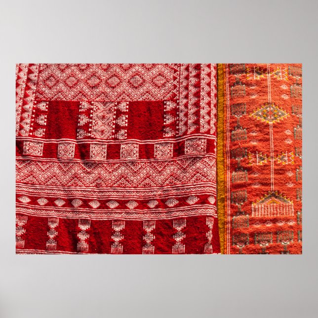 Pôster Carpete Vermelho No Mercado (Frente)