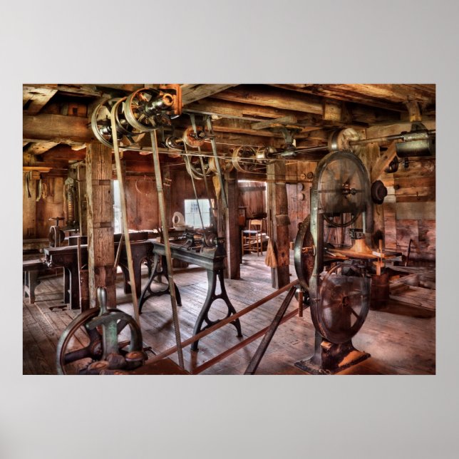 Pôster Carpinteiro - Este compro antigo (Frente)