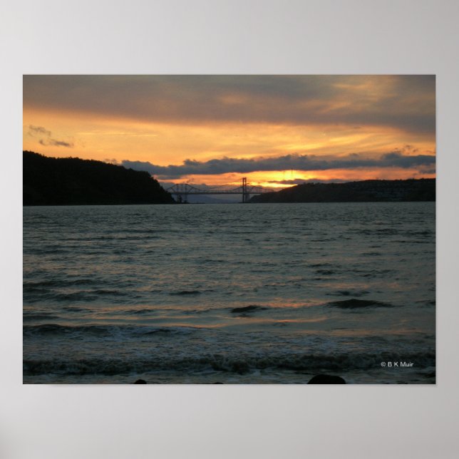 Poster - Carquinez Sunset (Frente)