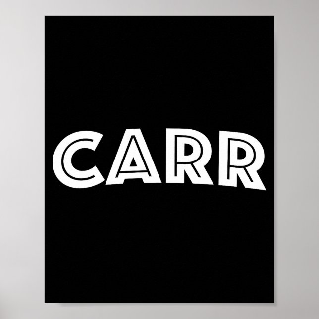 Poster Carr  (Frente)