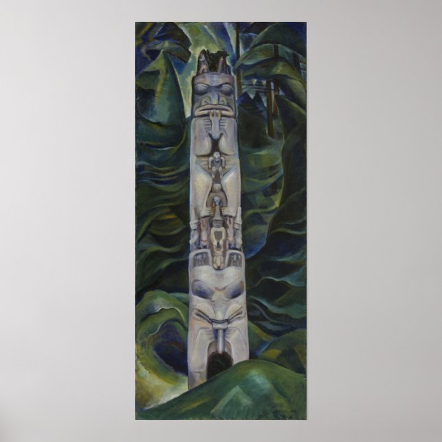 Poster Carr - Totem e Floresta (Frente)