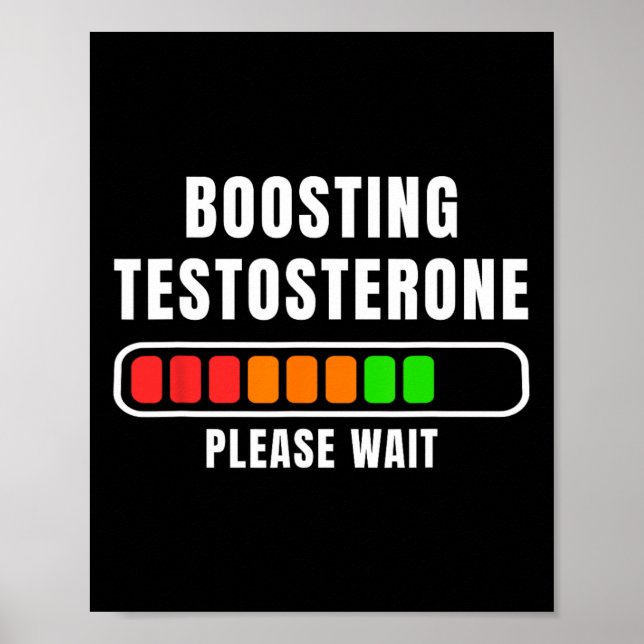 Poster Carregamento de Testosterona Aumentado  (Frente)