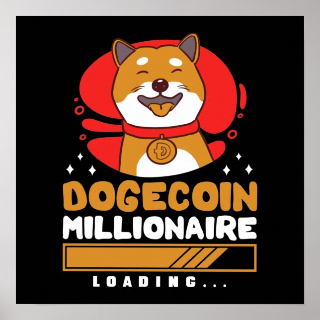 Poster Carregamento do Crypto DogeCoin Millionaire (Frente)