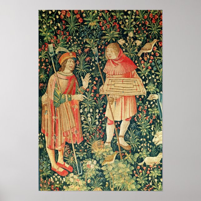 Pôster Carregando camponês um conselho jeu de marelle (Frente)