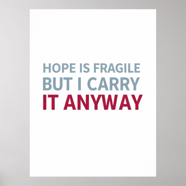 Poster Carregando Hope (Frente)
