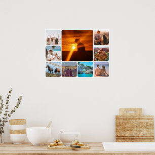 Poster Carregar nove fotos