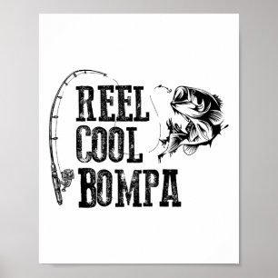 Poster Carretel de pesca Bompa Legal Presente engraçado B
