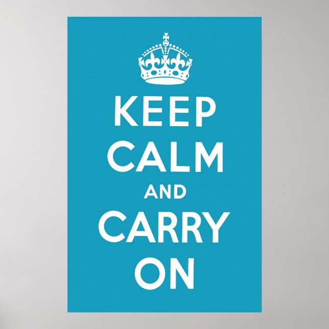 Pôster Carribean Blue (Frente)