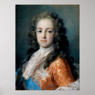 Poster Carriera - Luís XV da França como Daufim 1720