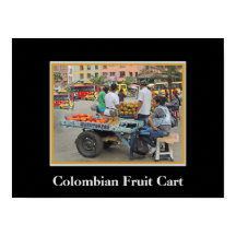 Carrinho de Fruta colombiano