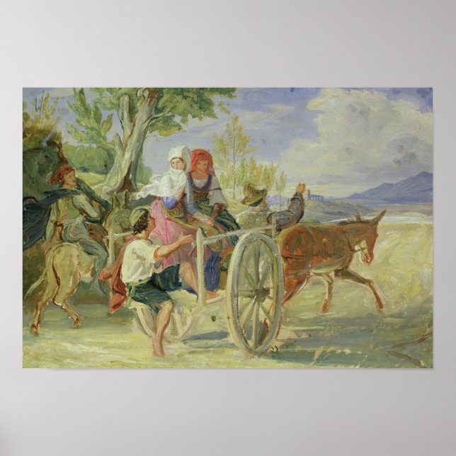 Poster Carrinho Italiano (Frente)