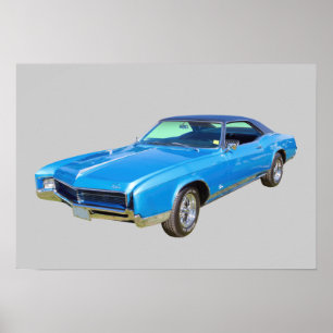 Pôster Carro 1967 do músculo de Buick Riviera