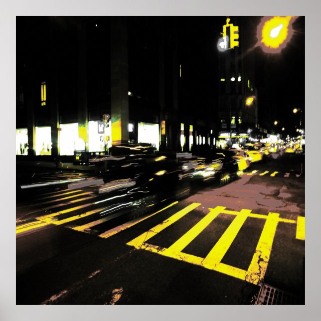 Poster carro à noite (Frente)